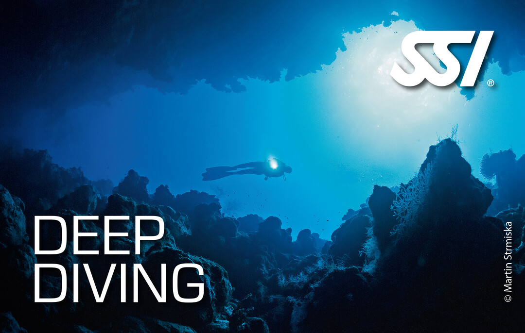 SSI Deep diving certification cart, dive until 40m depth